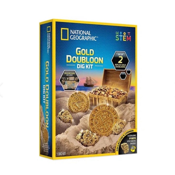 National Geographic STEM Gold Dig Kit Treasure Science Educational Sealed - Picture 1 of 10